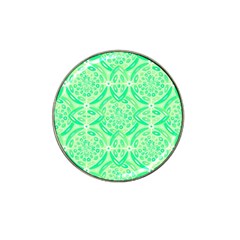 Kiwi Green Geometric Hat Clip Ball Marker (10 Pack) by linceazul