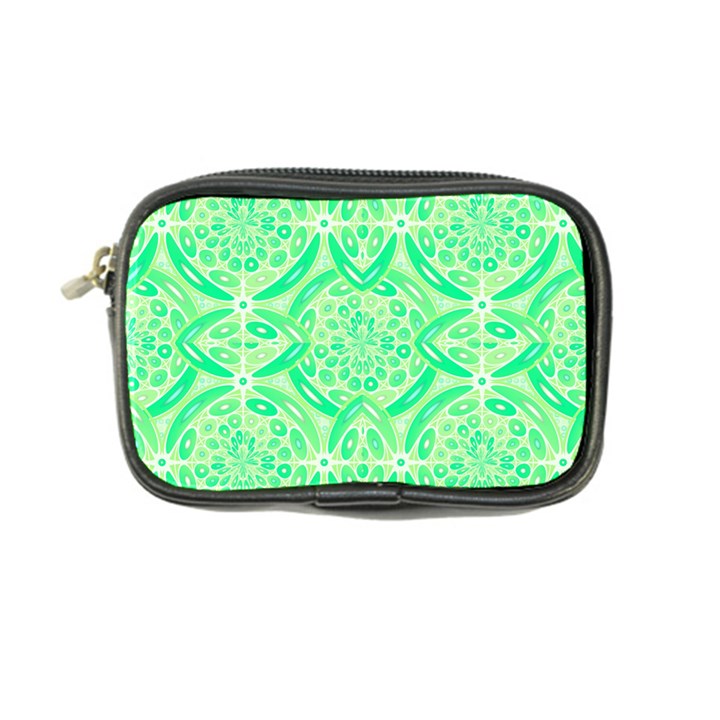 Kiwi Green Geometric Coin Purse