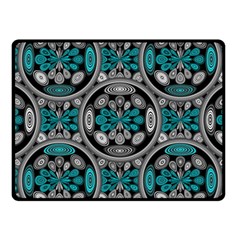 Geometric Arabesque Fleece Blanket (small) by linceazul