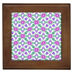 Multicolor Ornate Check Framed Tiles by dflcprints