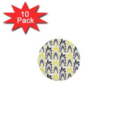 Tricolored Geometric Pattern 1  Mini Buttons (10 Pack)  by linceazul