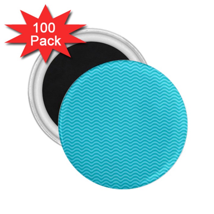 Blue Waves Pattern  2.25  Magnets (100 pack) 