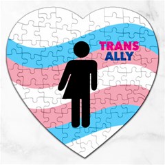 Transgender  Jigsaw Puzzle (heart) by Valentinaart