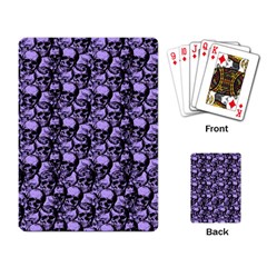 Skulls Pattern  Playing Card by Valentinaart