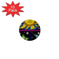 Celestial Skies 1  Mini Buttons (10 Pack)  by dawnsiegler