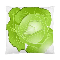 Cabbage Leaf Vegetable Green Standard Cushion Case (two Sides) by Mariart