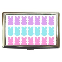 Happy Easter Rabbit Color Green Purple Blue Pink Cigarette Money Cases by Mariart