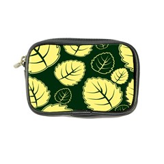 Leaf Green Yellow Coin Purse by Mariart