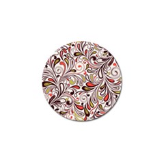 Colorful Abstract Floral Background Golf Ball Marker (10 Pack) by TastefulDesigns