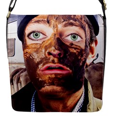 Shitfaced Flap Messenger Bag (s) by RakeClag