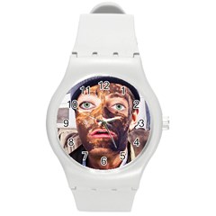 Shitfaced Round Plastic Sport Watch (m) by RakeClag