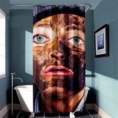 Shitfaced Shower Curtain 36  X 72  (stall)  by RakeClag