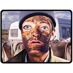 Shitfaced Double Sided Fleece Blanket (Large)  80 x60  Blanket Front