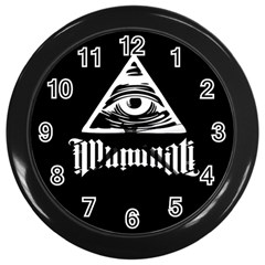 Illuminati Wall Clocks (black) by Valentinaart