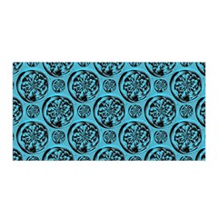 Turquoise Pattern Satin Wrap by linceazul