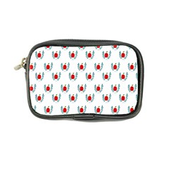 Sage Apple Wrap Smile Face Fruit Coin Purse by Mariart