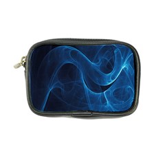 Smoke White Blue Coin Purse by Mariart