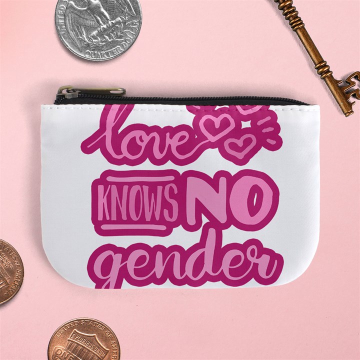 Love knows no gender Mini Coin Purses