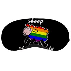 Rainbow Sheep Sleeping Masks by Valentinaart