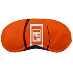 Circles Orange Sleeping Masks Front