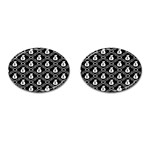 Dollar Money Bag Cufflinks (Oval) Front(Pair)