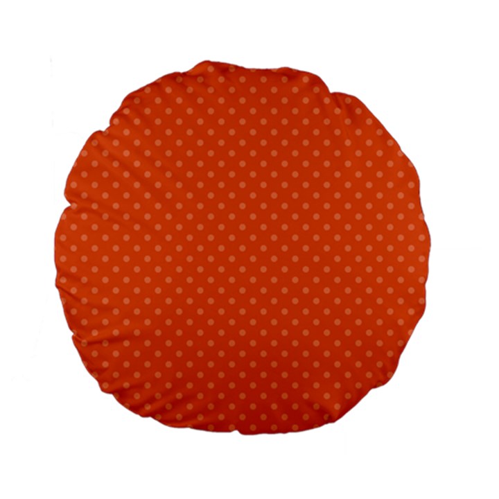 Dots Standard 15  Premium Flano Round Cushions