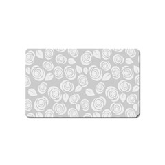 Floral Pattern Magnet (name Card) by Valentinaart