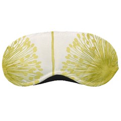 Flower Floral Yellow Sleeping Masks by Mariart