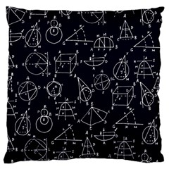 Geometry Geometry Formula Large Flano Cushion Case (two Sides) by Mariart