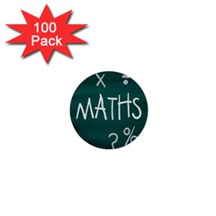 Maths School Multiplication Additional Shares 1  Mini Buttons (100 Pack)  by Mariart