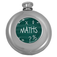 Maths School Multiplication Additional Shares Round Hip Flask (5 Oz) by Mariart