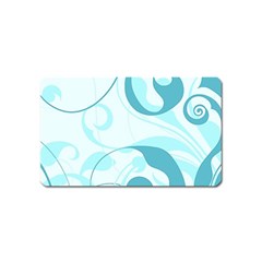 Floral Pattern Magnet (name Card) by Valentinaart