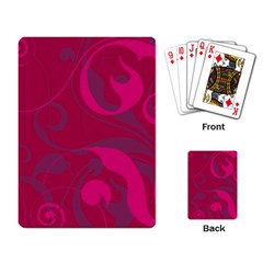 Floral Pattern Playing Card by Valentinaart