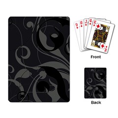 Floral Pattern Playing Card by Valentinaart