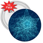 Shattered Glass 3  Buttons (10 pack)  Front