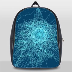 Shattered Glass School Bags (xl)  by linceazul