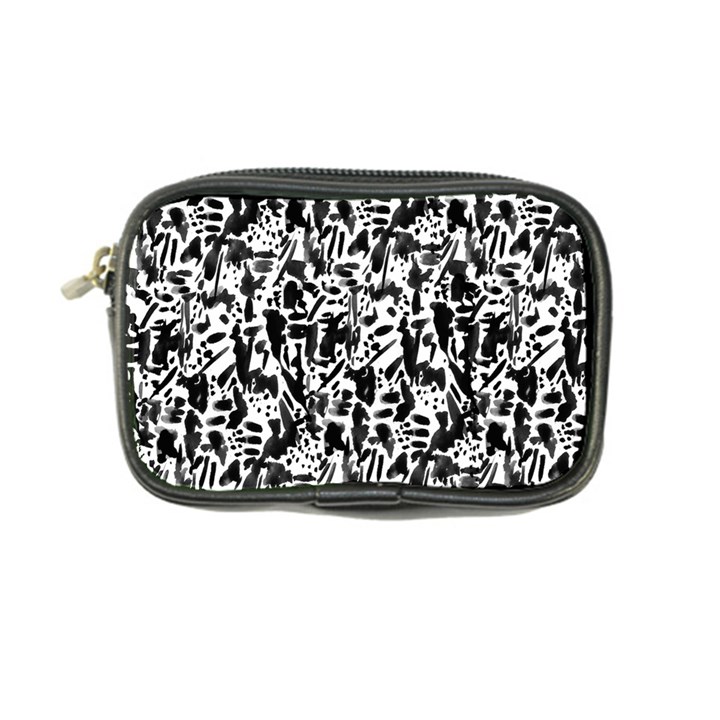 Deskjet Ink Splatter Black Spot Coin Purse