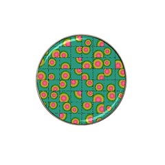 Tiled Circular Gradients Hat Clip Ball Marker by linceazul