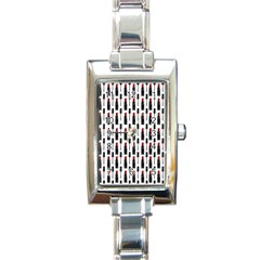 Makeup Rectangle Italian Charm Watch by Valentinaart