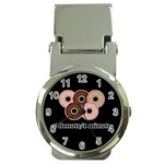 Five donuts in one minute  Money Clip Watches Front