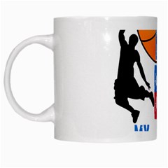 Basketball Is My Life White Mugs by Valentinaart