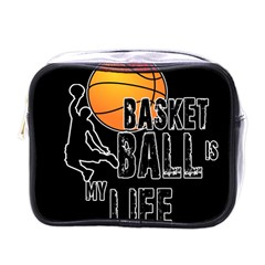 Basketball Is My Life Mini Toiletries Bags by Valentinaart