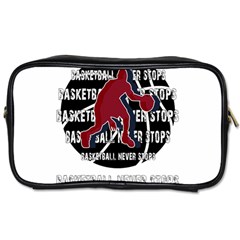 Basketball Never Stops Toiletries Bags 2-side by Valentinaart