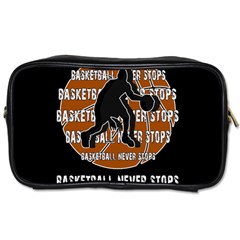 Basketball Never Stops Toiletries Bags 2-side by Valentinaart