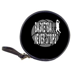 Basketball Never Stops Classic 20-cd Wallets by Valentinaart