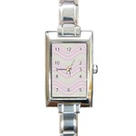 Pattern Rectangle Italian Charm Watch Front