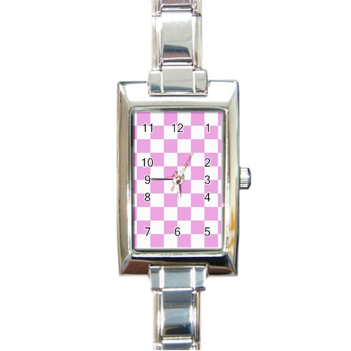 Pattern Rectangle Italian Charm Watch