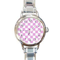 Pattern Round Italian Charm Watch by Valentinaart