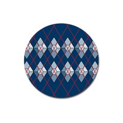 Diamonds And Lasers Argyle  Magnet 3  (round) by emilyzragz