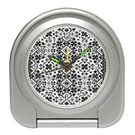 Pattern Travel Alarm Clocks Front